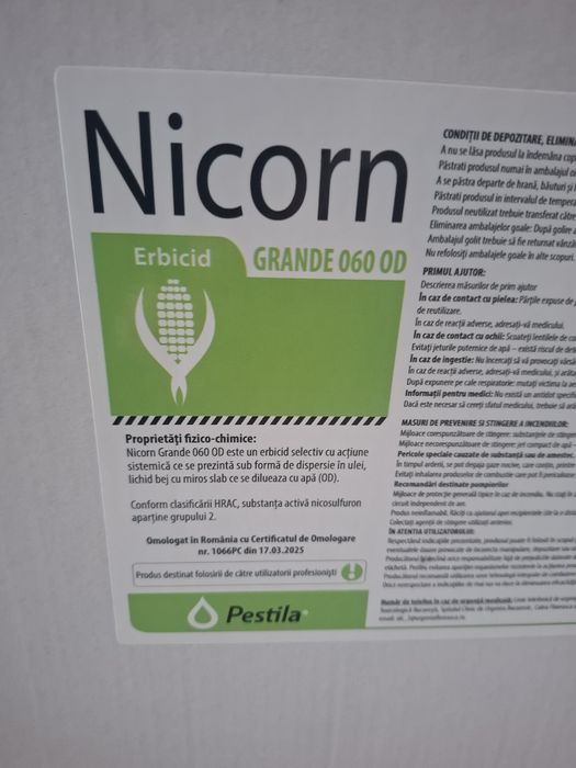 Erbicid Nicorn 40g - 60g Nicosulfuron/L