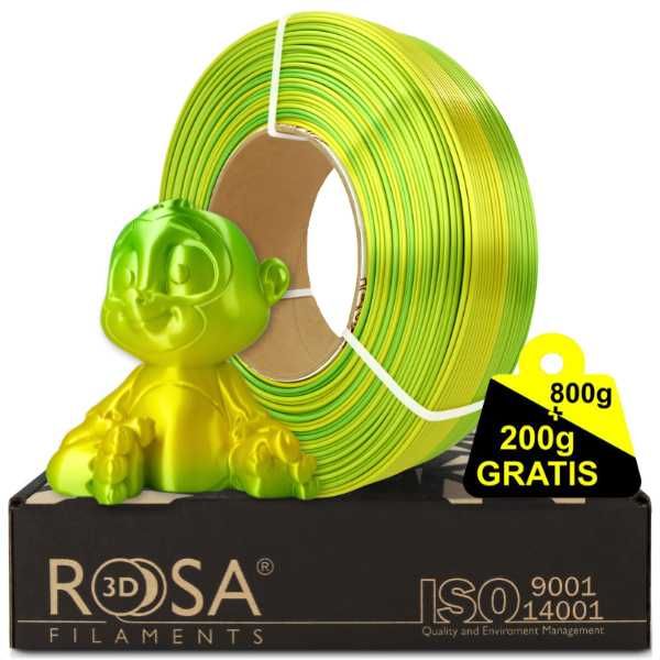 Filament PLA Multicolour Silk  1.75mm – Calitate premium | Stoc Iași