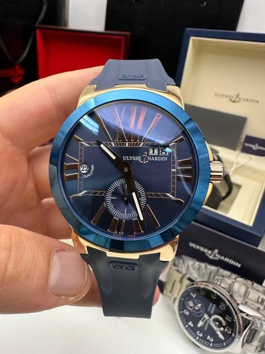 ulysse nardin dualtime сребърн / златно