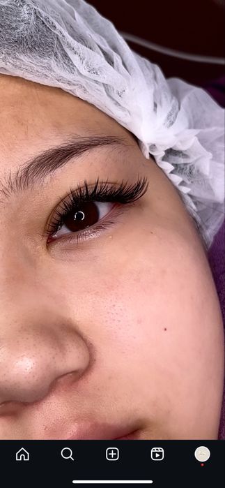 Наращивание ресницы