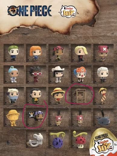 Фигурки киндер Ван пис / kinder One piece