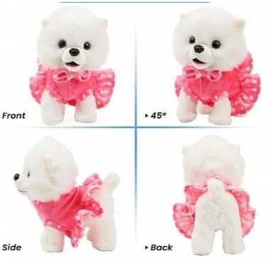 Интерактивно забавно сладко лаещо и ходещо куче Померан