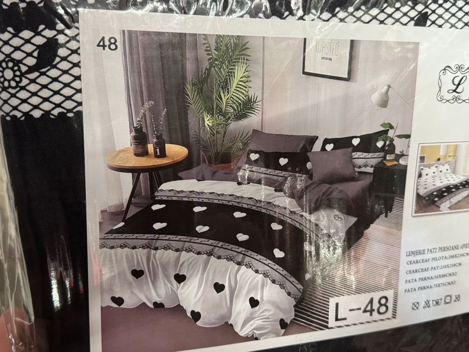 Lenjerie Casa Pucioasa Bumbac Finet