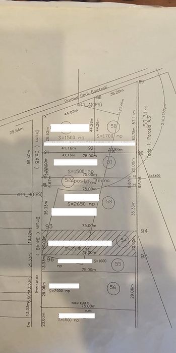 Vand teren 1500mp, Otopeni, strada Ion Minulescu