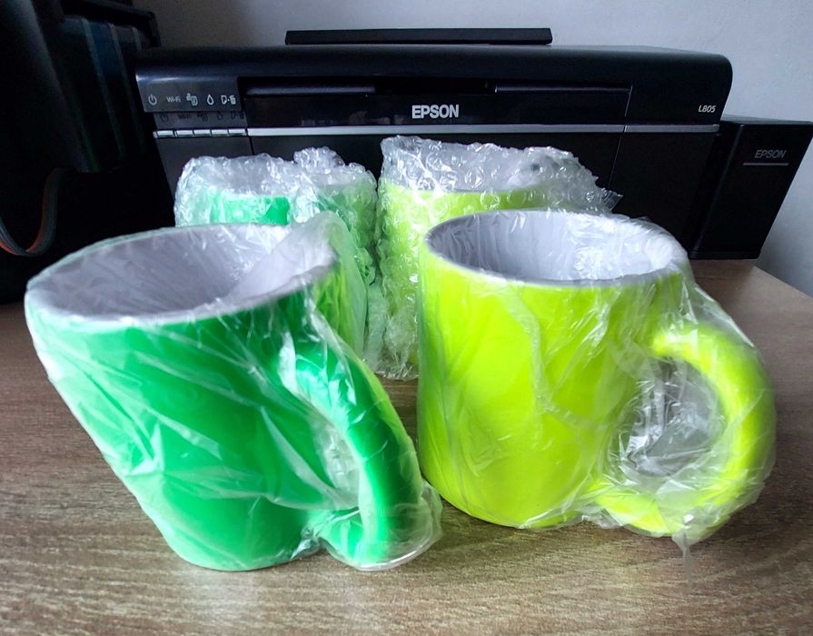 Imprimantă Epson L805+ Presă Căni Craft Express pentru sublimare, dar si materiale gata de sublimare