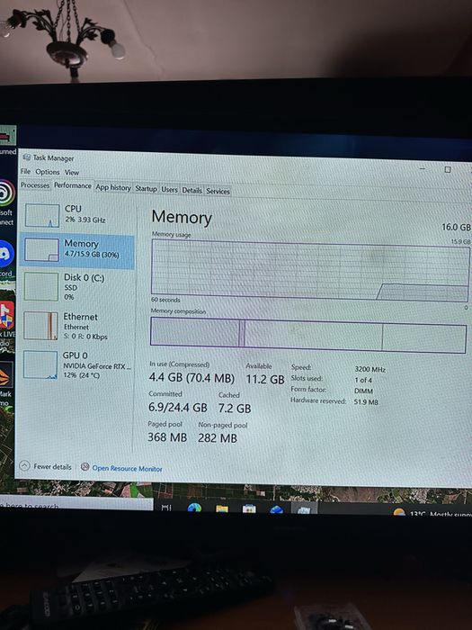 Vând pc gamign rtx3070 ryzen 5 5600