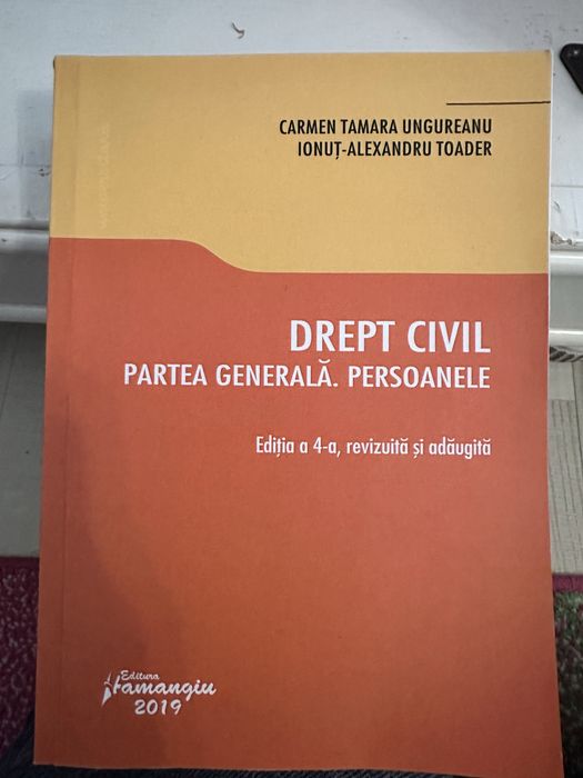 Carte de drept civil - partea generala - persoanele