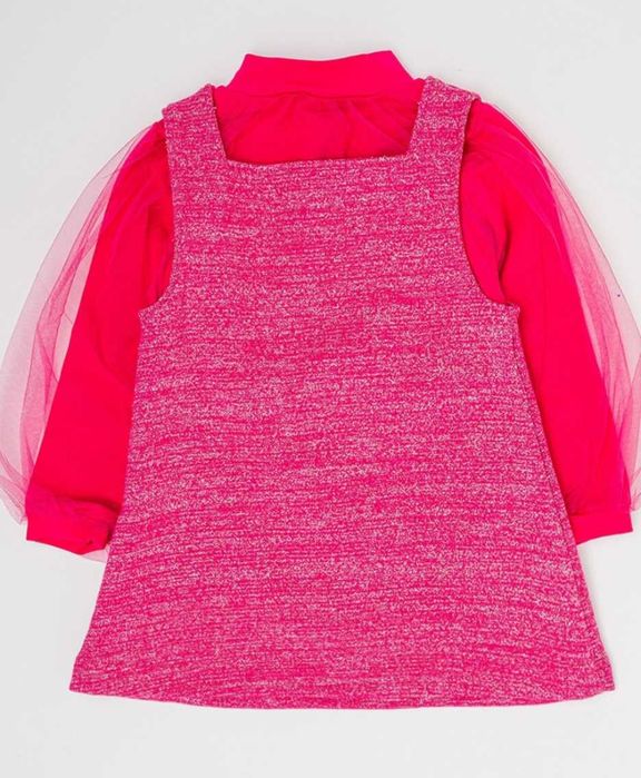 Детска рокля Agatta Riuz de la Prada с тюл в цикламено