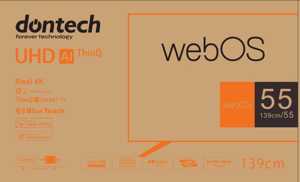 Телевизор Dontech WebOS UHD 4K 55″ Smart TV