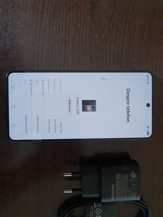 Vand / Schimb  Samsung  S 26 Black model   512 Gb   12 Gb Ram     ca nou