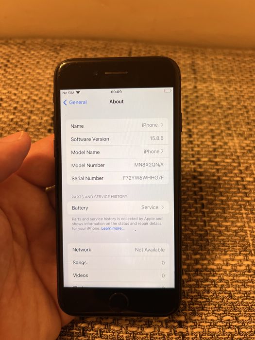 iPhone 7 Black 32 GB – Funcționează impecabil