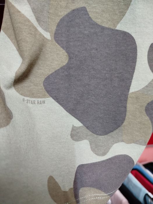 Оригинална тениска G-Star Raw Camo Loose S нова мъжка камуфлажна