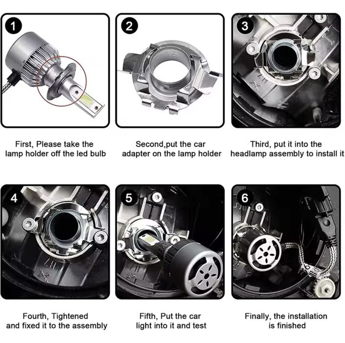 Soclu adaptor pentru bec H7 LED BMW, Audi, Benz, VW, Opel, Skoda