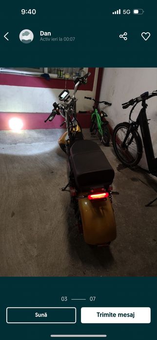 Scuter electric moped