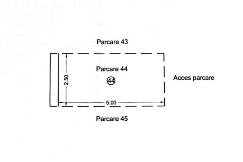 Loc de parcare pret 12900eur neg