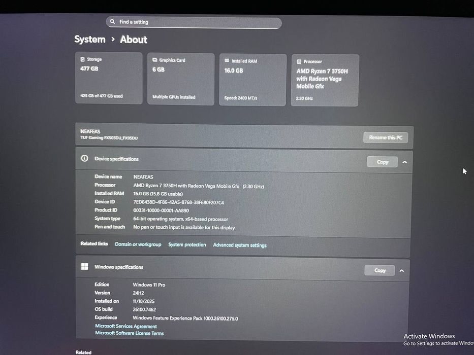 Asus Tuf Gaming igravoy