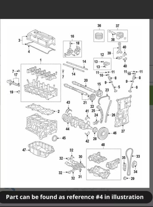 Honda accord 08-12 прокладка клапанной крышки
