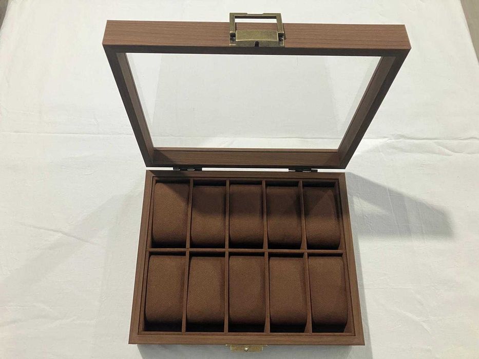 Cutie Caseta Depozitare Ceasuri Lemn NUC de 3,6,10 și 12 locuri. NOU !