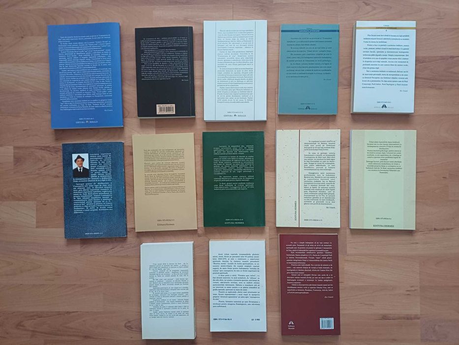 Colecții: Ilie Cioară-700 RON, Neuroștiințe -300 RON, Sănătate-250 RON