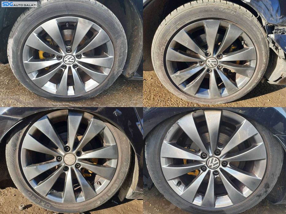 Set 4 Jante Roti Aliaj INTERLAGOS 235 40 18 R18 5x112 Volkswagen Golf 7 2013 - 2017 Cod 3C8601025D [C3822]