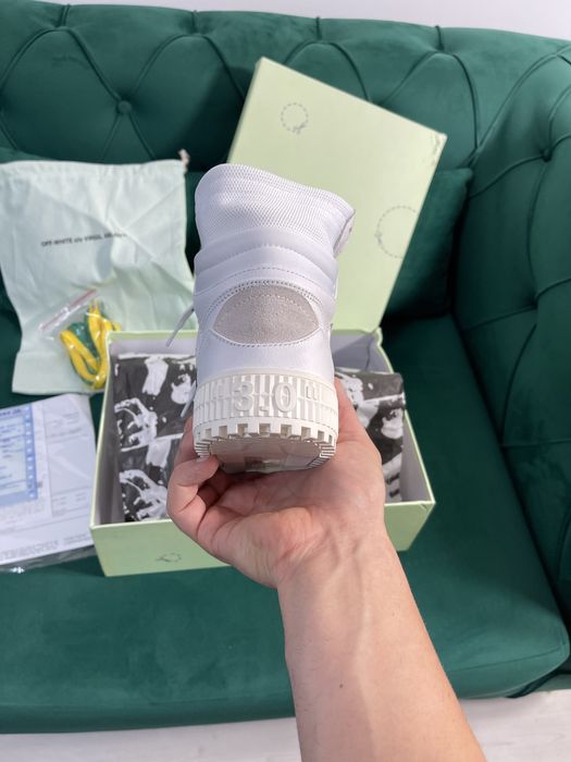 Adidasi Off White 3.0 Court piele naturala Premium