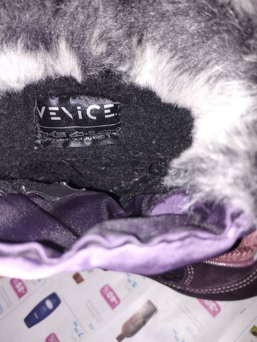 детски ботуши от естествен велур 26 номер