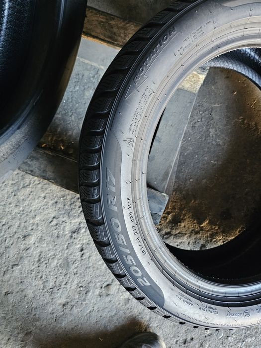 4 anvelope iarna  205 50 17 Pirelli 2021 6.6mm.