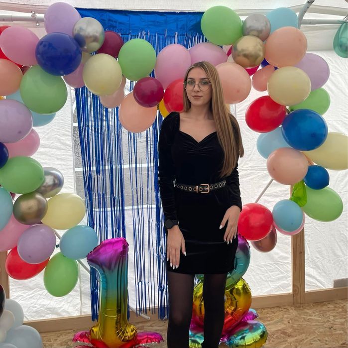 Rochie catifea neagra