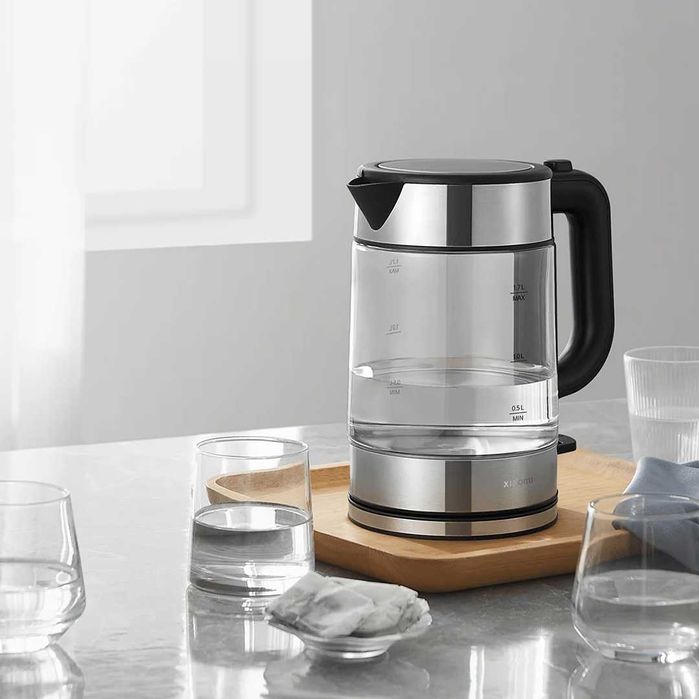 Электрический чайник Xiaomi Electric Glass Kettle, 1.7 л
