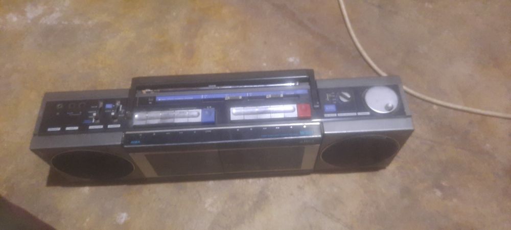 Casetofon  AIWA CS-W300K fabricație ani 1980