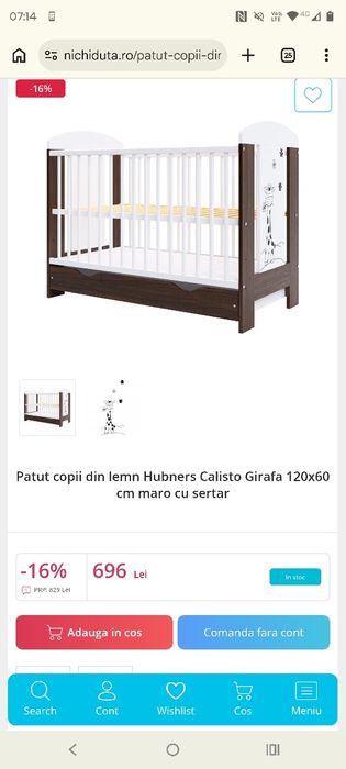 Pătuț bebe.          .