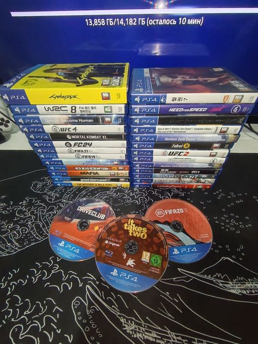 Продам диски на PlayStation 4 и 5