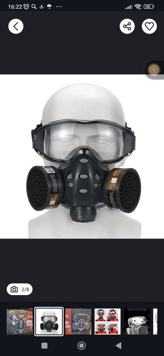 Многоразовый Респиратор с очками Оптом цена из первых рук Оригинал