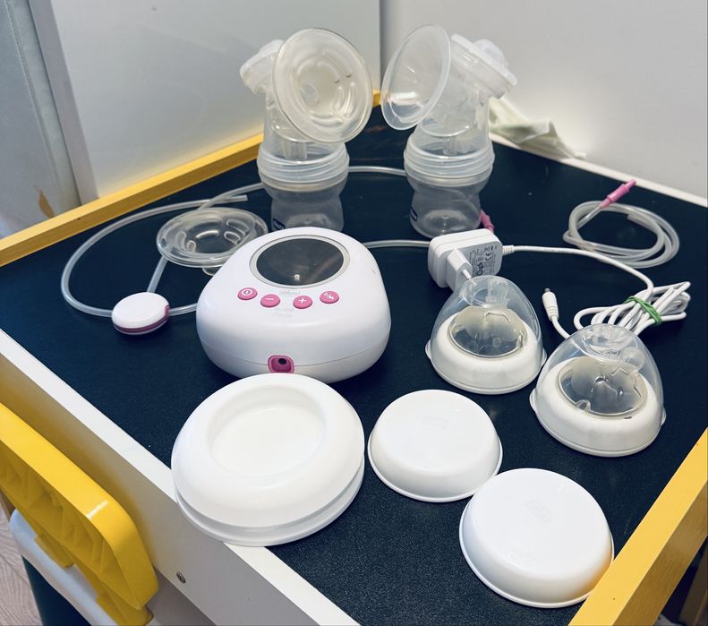 Pompa de sani dubla Chicco, 10 nivele de pompare