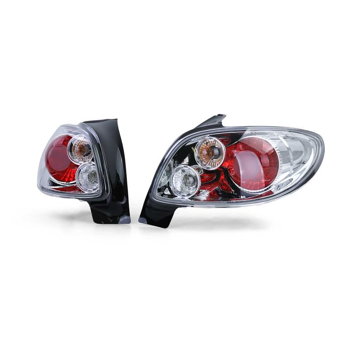 Стопове Пежо 206 Кристални светли Хромирани Peugeot 206 Хеч Хечбек