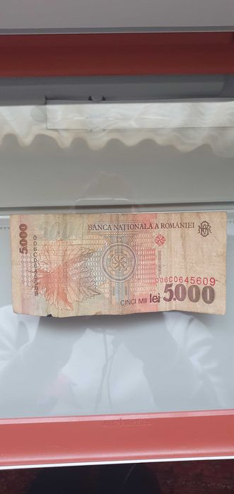 Vand Bancnota 5000 Lei 1998