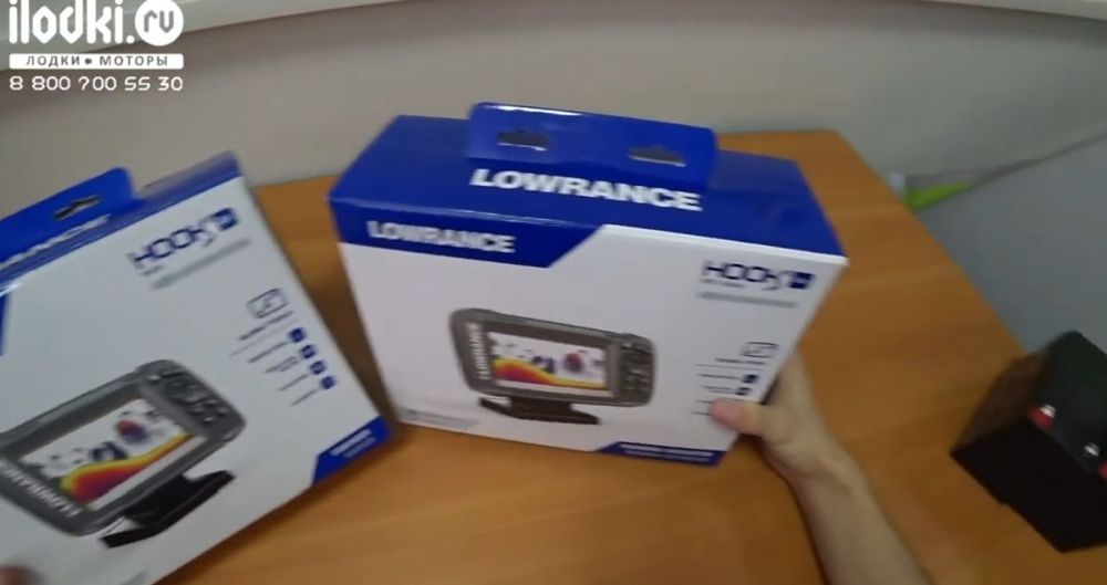 Эхолот с Lowrance hook 4x gps