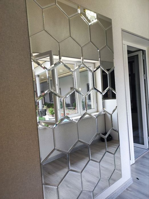 Ойна кесиш хизмати.Стекло Зеркала Ромбик Тош ойна