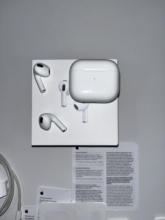 Оригинални AirPods 3 с Фактура от А1 и noise cancelling