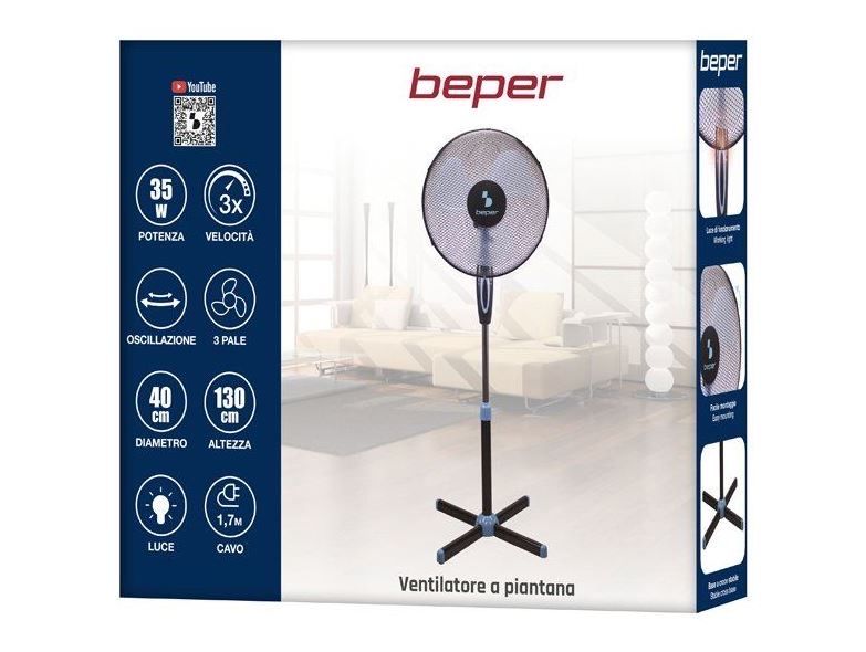 Вентилатор на стойка Beper, 35 Watt