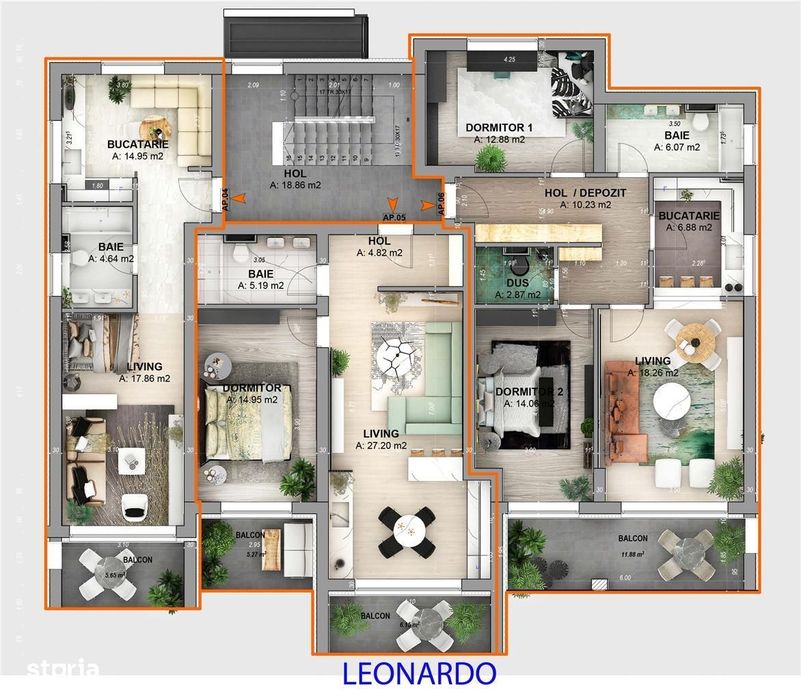 Teren 866 mp cu autorizatie de construire vila – DaVinci Homes