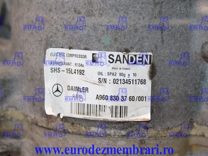 compresor clima stationare mercedes actros mp4 a9608303760