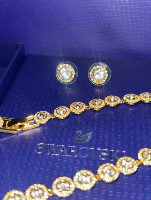 Set Swarovski Angelic Auriu - Colier/Bratara/Cercei