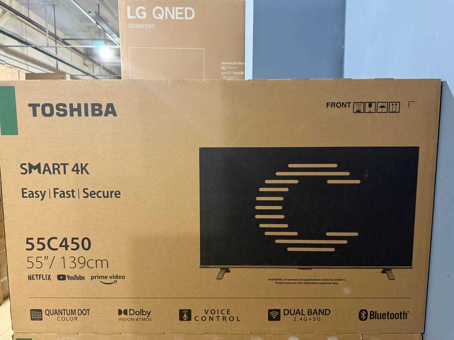 Телевизор TOSHIBA 43/55/65/75 UHD 4K SmartTV VIDAA