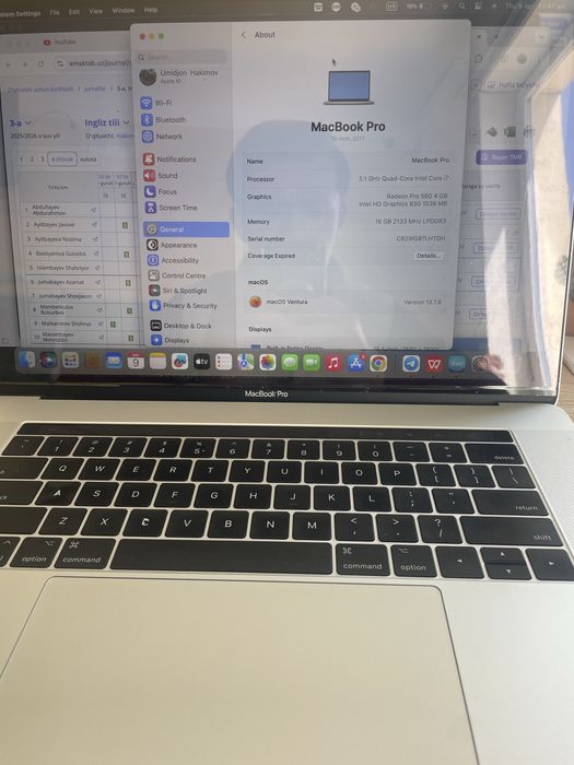 MacBook Pro TouchPad 16/512
