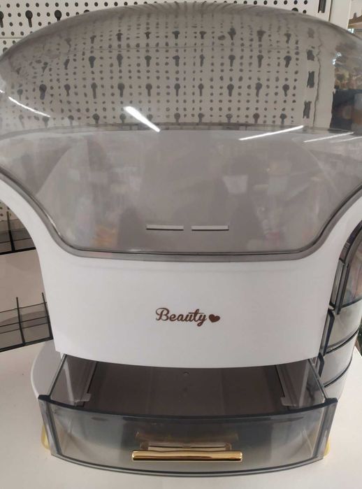 Органайзер за козметика с капак и отделения – 30x16x32 см