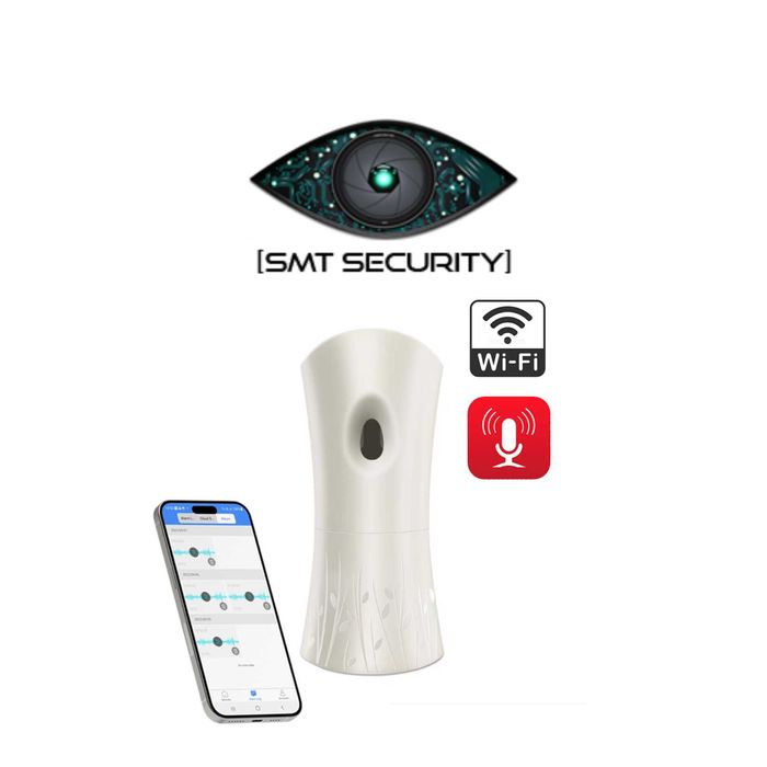 Microfon Spion si Reportofon Spion in Odorizant – Inregistrare si Redare de la orice distanta – Aplicatie iOS / Android SMT SECURITY