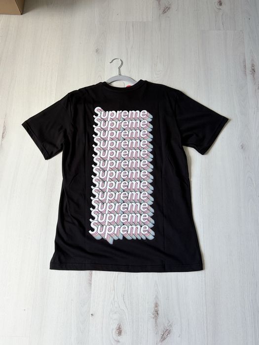 Бяла Supreme Spain  Box Logo тениска – размер М