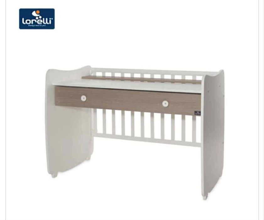 Дървена кошара с люлещ механизъм 2в1