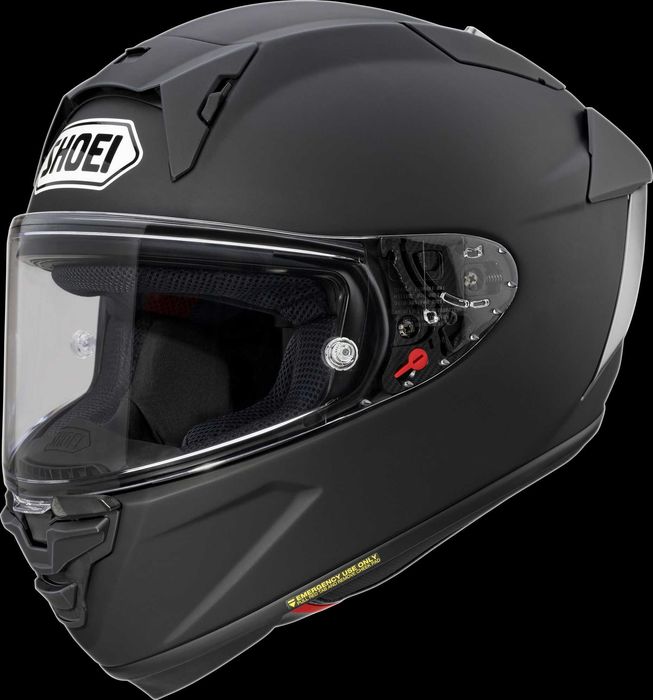 Каска Shoei X-SPR Pro черна мат/гланц бял гланц Мото Мотор